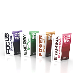 White label supplements and nutraceuticals in liquid sachets with customizable packaging for every brand.